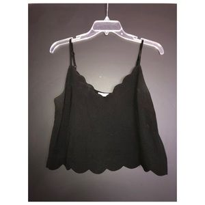 Black Crop Tank